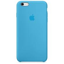 Силиконовый чехол для iPhone 6/6s, (голубой)