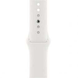 Apple Watch SE 44mm GPS Silver Aluminum Case with White Sport Band