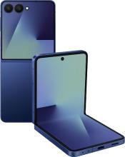 Смартфон Samsung Galaxy Z Flip7 12/256 ГБ, синий (Blue Shadow)